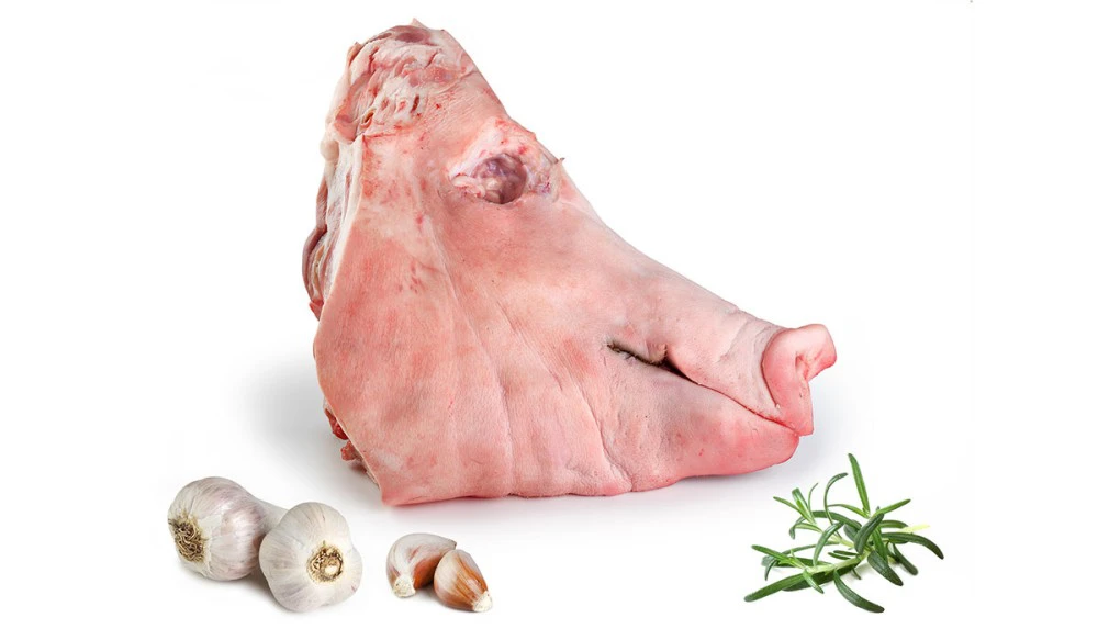 Vepřové hlava bez laloku půlená